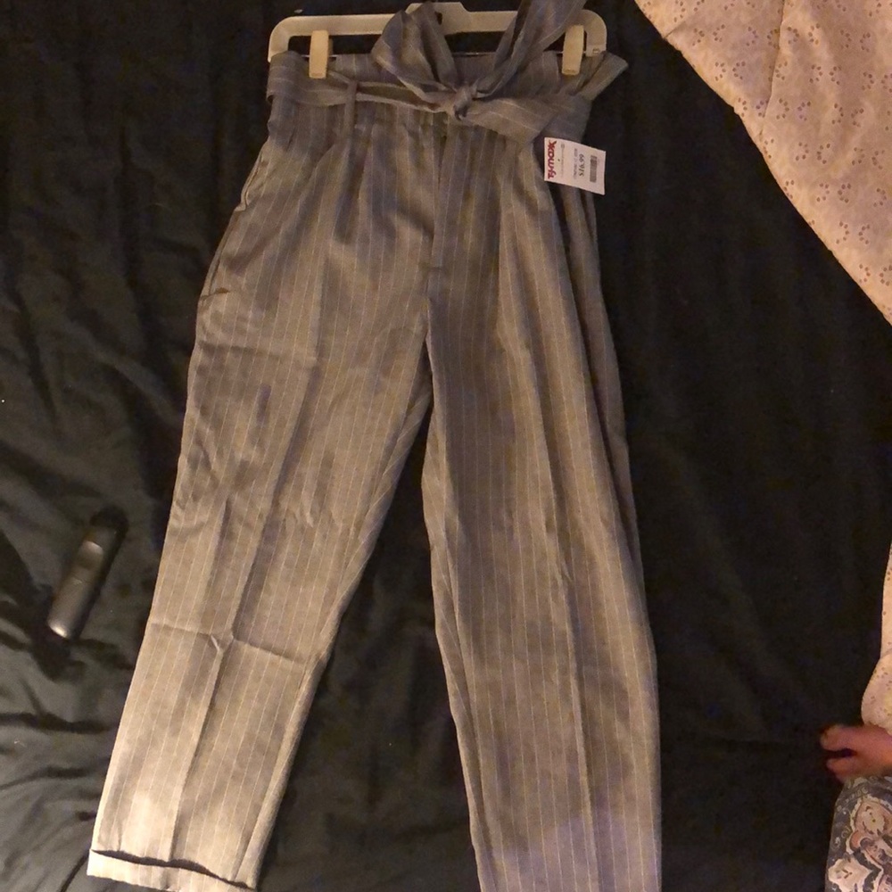 Grey & White Slacks